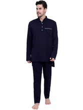Men Pure Cotton Full Sleeve Night Suit Set